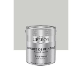 Peinture multisupport murs, plafonds et boiseries Velours de peinture gris crème de topinambour Libéron 2,5L