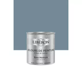Peinture multisupport murs, plafonds et boiseries Velours de peinture gris de houle Libéron 0,5L