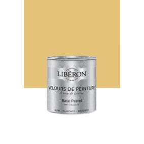 Peinture multisupport murs, plafonds et boiseries Velours de peinture jaune de menton Libéron 0,5L