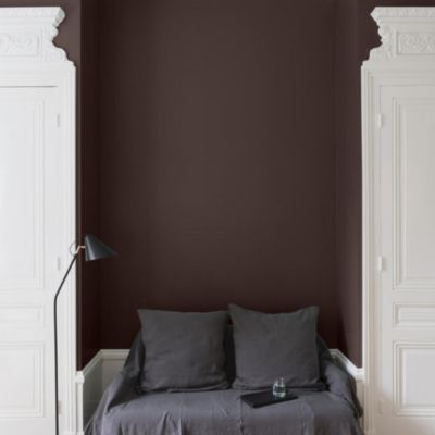 Peinture multisupport murs, plafonds et boiseries Velours de peinture marron palissandre Libéron 0,5L