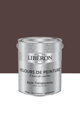 Peinture multisupport murs, plafonds et boiseries Velours de peinture marron palissandre Libéron 2,5L