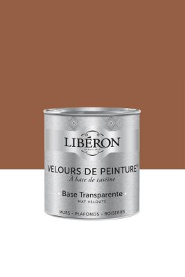 Peinture multisupport murs, plafonds et boiseries Velours de peinture orange pain d'épices Libéron 0,5L