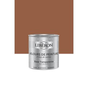 Peinture multisupport murs, plafonds et boiseries Velours de peinture orange pain d'épices Libéron 0,5L