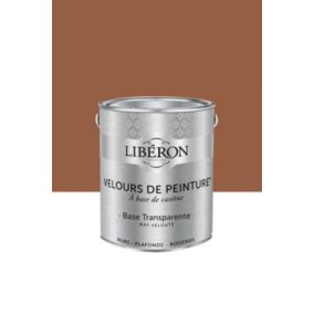 Peinture multisupport murs, plafonds et boiseries Velours de peinture orange pain d'épices Libéron 2,5L