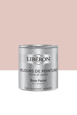 Peinture multisupport murs, plafonds et boiseries Velours de peinture rose froufrou Libéron 0,5L