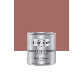 Peinture multisupport murs, plafonds et boiseries Velours de peinture rose praliné rose Libéron 0,5L