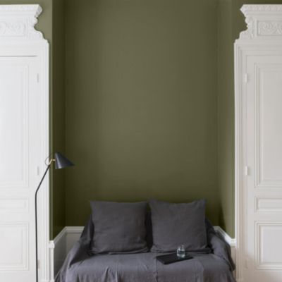 Peinture multisupport murs, plafonds et boiseries Velours de peinture vert bocage Libéron 0,5L