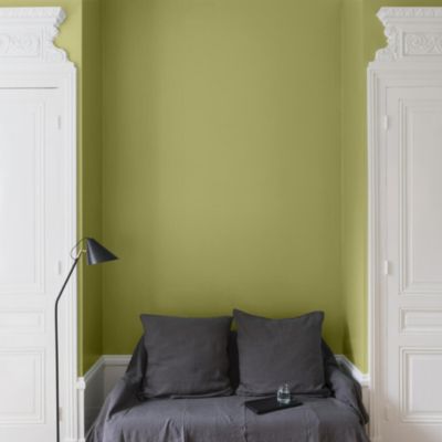 Peinture multisupport murs, plafonds et boiseries Velours de peinture vert reine-claude Libéron 0,5L