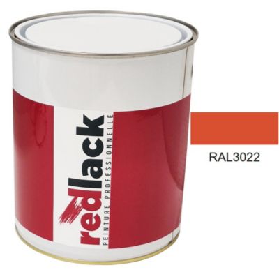 Peinture Multisupport - RAL 3022 - Rouge saumon - Mat - 3L -  Redlack - RAL3022
