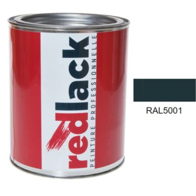Peinture Multisupport - RAL 5001 - Bleu vert - Mat - 1L - Redlack - RAL5001