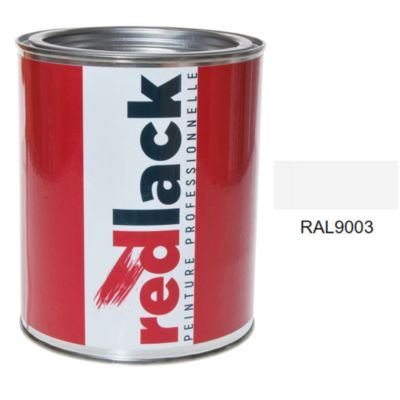 Peinture Multisupport - RAL 9003 - Blanc de sécurité - Mat - 1L - Redlack - RAL9003