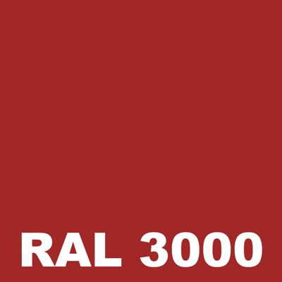 Peinture Mur Et Plafond - Metaltop -  Rouge feu - Pot 1L