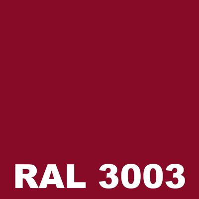 Peinture Mur Et Plafond - Metaltop -  Rouge rubis - Pot 1L
