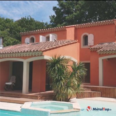 Peinture Mur Exterieur - Gris fenêtre - RAL 7040 - 1 L - Métaltop