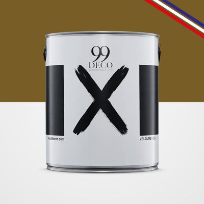 Peinture Mur Velours - Vert Kaki - Interieur - 2,5l