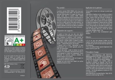 Peinture murale Home Cinéma blanc 1L