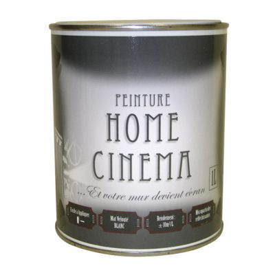 Peinture murale Home Cinéma blanc 1L