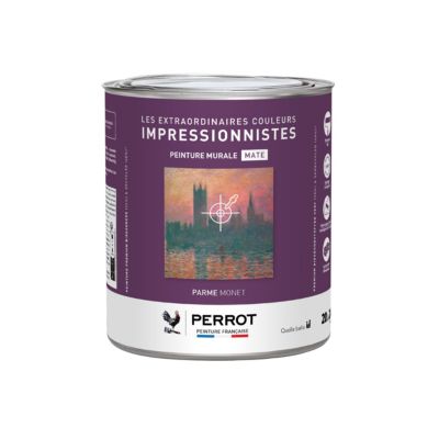 PEINTURE MURALE MATE PARME MONET  2L  - PERROT