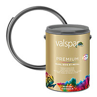Peinture murs, bois et métal intérieur Valspar Premium mat base A 5L