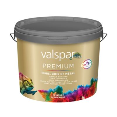 Peinture murs, bois et métal intérieur Valspar Premium Velours base C 10L