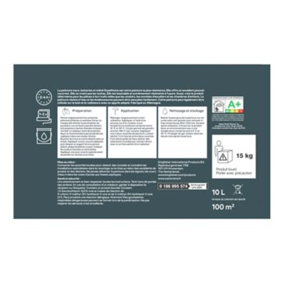 Peinture murs, boiseries et métal intérieur GoodHome satin base C 10L