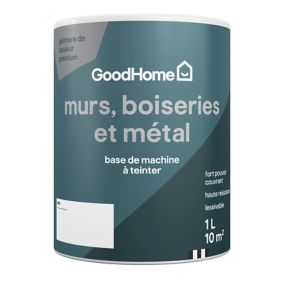 Peinture murs, boiseries et métal mat base 1 GoodHome 1L