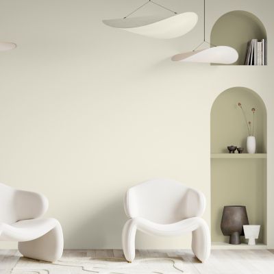 Peinture murs, boiseries et radiateurs blanc grège velours Tollens Premium 2.5 L