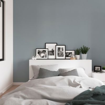 Peinture murs, boiseries et radiateurs gris delaware mat GoodHome Premium 2.5 L