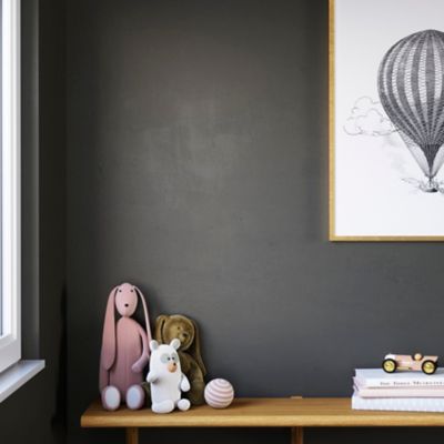 Peinture murs, boiseries et radiateurs gris louisville satin GoodHome Premium 2.5 L