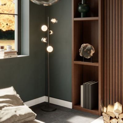 Peinture murs, boiseries et radiateurs gris louisville satin GoodHome Premium 2.5 L