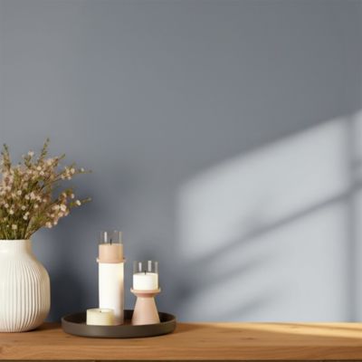 Peinture murs, boiseries et radiateurs gris peoria satin GoodHome Premium 2.5 L
