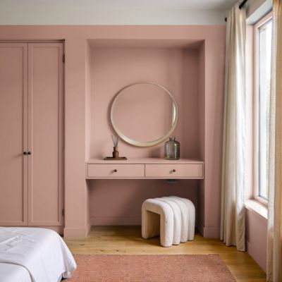 Peinture murs, boiseries et radiateurs orange terracotta totana velours GoodHome Premium 2.5 L