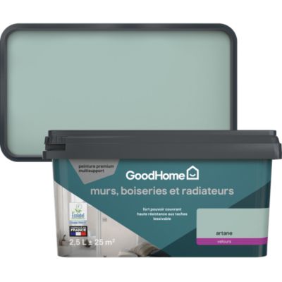 peinture-murs-boiseries-et-radiateurs-vert-artane-velours-goodhome