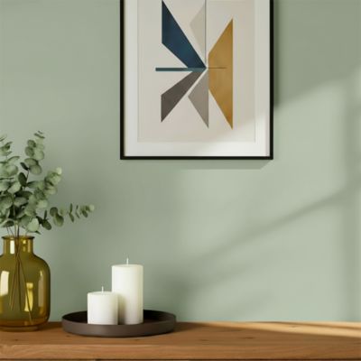 Peinture murs, boiseries et radiateurs vert limerick satin GoodHome Premium 2.5 L