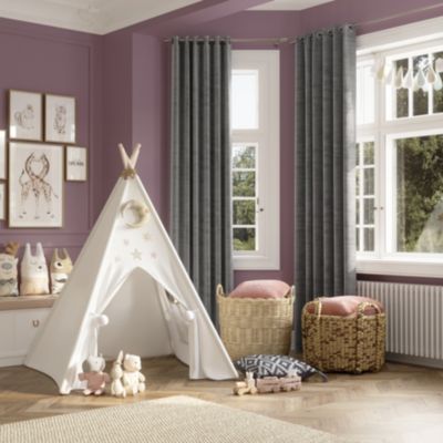 Peinture murs, boiseries et radiateurs violet morioka mat GoodHome Premium 2.5 L