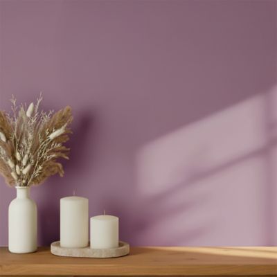 Peinture murs, boiseries et radiateurs violet morioka mat GoodHome Premium 2.5 L