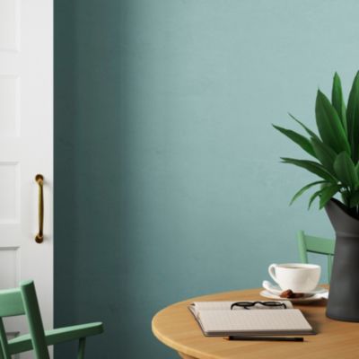 Peinture murs et boiseries bleu ciel de printemps velours GoodHome Naturéa 2 L