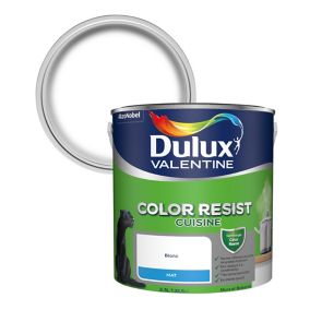 Peinture murs et boiseries Color Resist cuisine Dulux Valentine mat blanc 2,5L