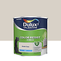 Peinture murs et boiseries Color Resist cuisine Dulux Valentine mat galet clair 2,5L