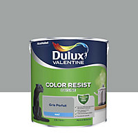 Peinture murs et boiseries Color Resist cuisine Dulux Valentine mat gris parfait 2,5L