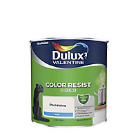 Peinture murs et boiseries Color Resist cuisine Dulux Valentine mat porcelaine 2,5L