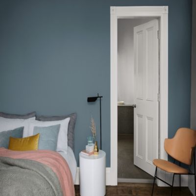 Peinture murs et boiseries Color Resist Dulux Valentine satin bleu gris 2,5L