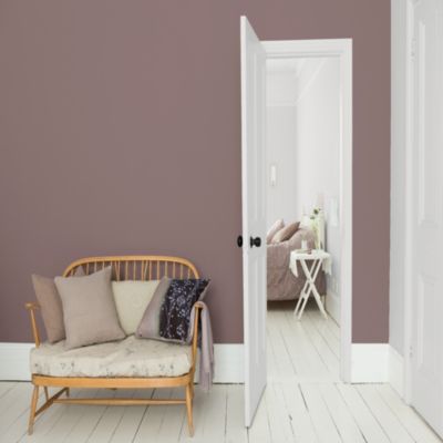 Peinture murs et boiseries Color Resist Dulux Valentine satin brun cachemire 2,5L