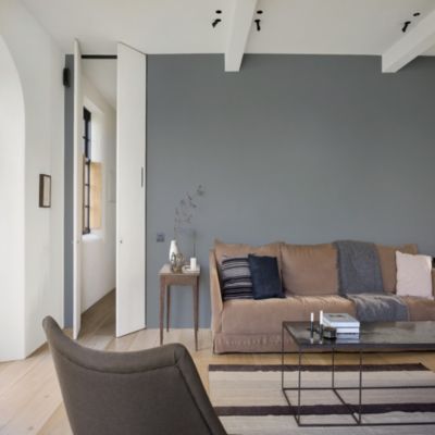 Peinture murs et boiseries Color Resist Dulux Valentine satin gris fumé 2,5L main image 1