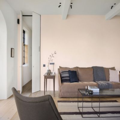 Peinture murs et boiseries Color Resist Dulux Valentine satin perle de rose 0,75L