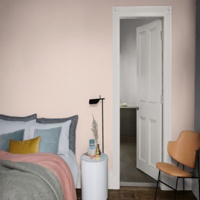 Peinture murs et boiseries Color Resist Dulux Valentine satin perle de rose 0,75L