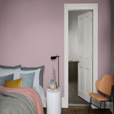 Peinture murs et boiseries Color Resist Dulux Valentine satin soupçon de rose 2,5L