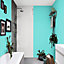 Peinture murs et boiseries Color Resist salle de bains Dulux Valentine satin bleu lagon 2,5L