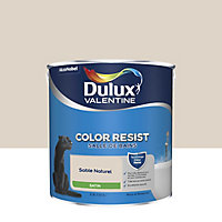 Peinture murs et boiseries Color Resist salle de bains Dulux Valentine satin sable naturel 2,5L