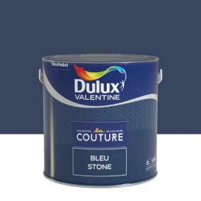 Peinture murs et boiseries Couture de Dulux Valentine satin velours bleu stone 2L